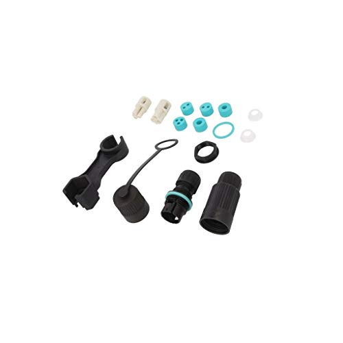 Connecteur alimentation AC pince à vis TH384 TECHNO raccordement câble étanche 5-12mm