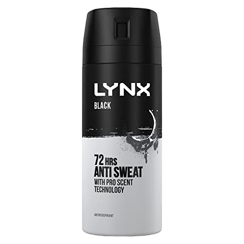 Lynx Black 72h protection deodorant spray Anti-perspirant Deodorant Spray 150ml