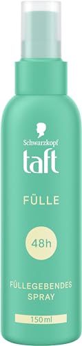 Schwarzkopf TAFT Spray de relleno (150 ml), para un cabello notablemente más completo y una sujeción duradera, spray engrosante para hasta 48 horas de efecto de relleno durante el peinado, fórmula