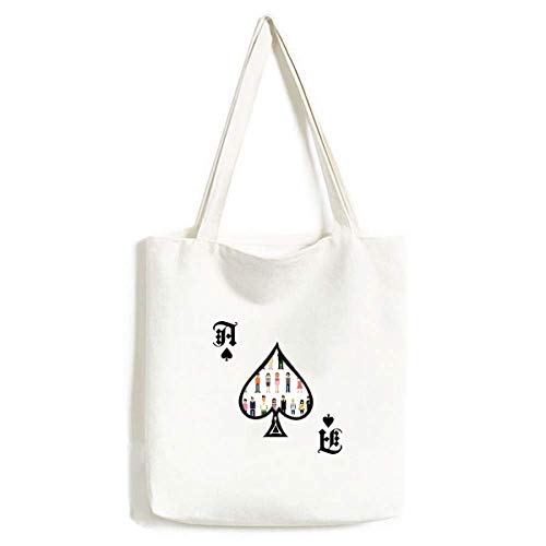 Sac de pixel pour personnages de jeu cabas lavable style poker en ville