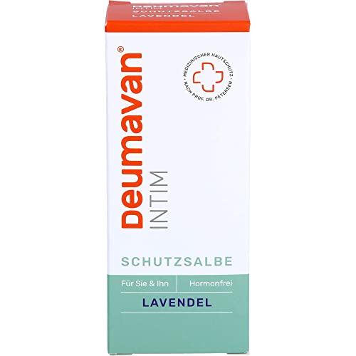 DEUMAVAN - Intim Schutzsalbe Lavendel. Medizinische Schutzsalbe für den äußeren Intim- und Analbereich. Für Frauen und Männer. Hautschutz und Linderung Analbereich. Mit Lavendel (1x50 ml Tube)