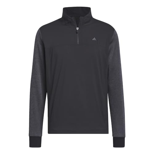 Veste Adidas Golf Men's Go-to Elevated Layer Jacket noire coupe standard