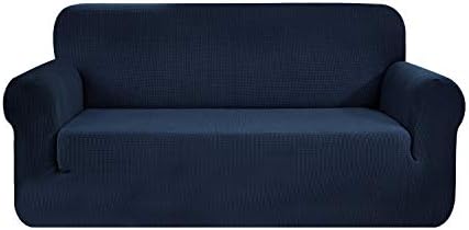 SAMSTEX Stylish Sofa Cover Stretch 1-Piece Sofa Slipcovers High Stretch Sofa Covers 3 Seater Thick Soft Sofa Protector Machine Washable Non Slip Couch Covers (3 Seater, Teal )