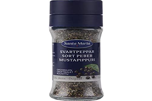 Santa Maria Ground Coarse Black Pepper 34g
