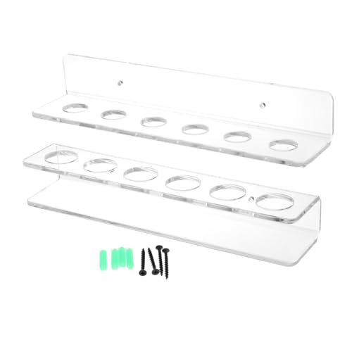 Rack pour queues de billard suspendu en acrylique premium, un stand au design épuré