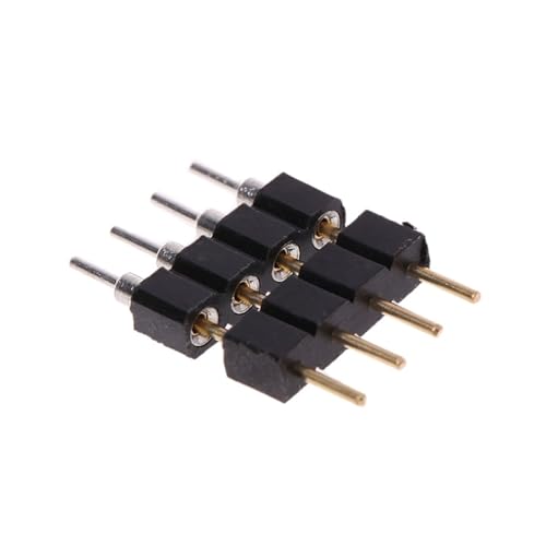 Connecteur mâle 4 broches RGB pour bande LED lot de 10 pièces