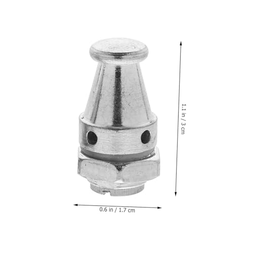 2 piezas de válvula de seguridad para ollas a presión, piezas de repuesto esenciales para cocción segura, válvula de alivio tipo jigger compatible con diversos modelos miniatura 4