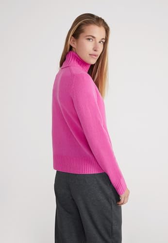 Image of Style & Republic Women's 100% Cashmere Turtleneck Sweater, Regular Fit, Premium Knit Jumper for Autumn, Winter and Spring