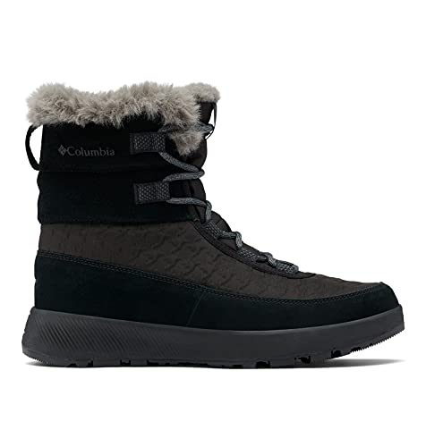 Columbia Womens Slopeside Peak Luxe, Black/Graphite, 8