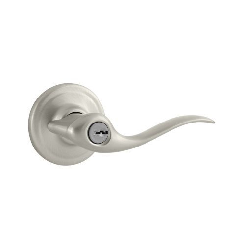 Tustin Keyed Entry Lever With Microban Antimicrobial Protection Featuring Smartkey Security In Satin Nickel #TOP29