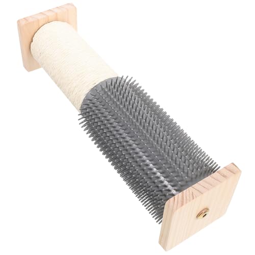 Rascador vertical para gatos con poste de sisal resistente miniatura 1