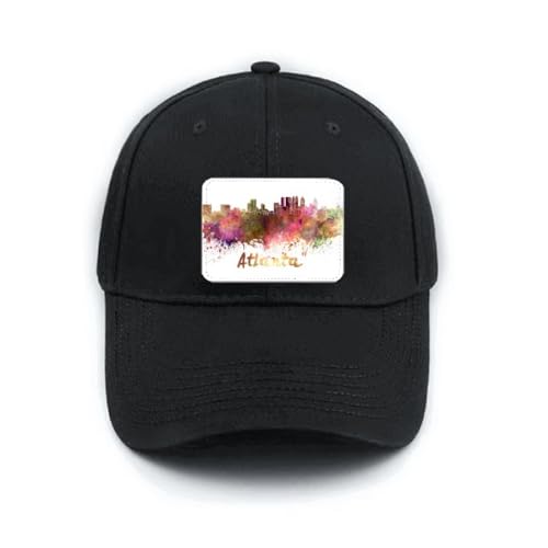 Casquette de baseball classique Atlanta Acmity noire finitions soignées