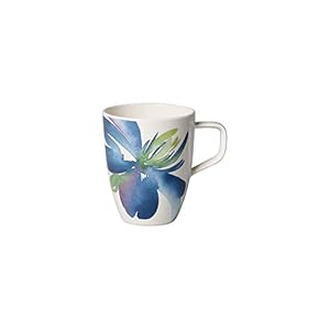 Villeroy en Boch Artesano Flower Art Mok, beker met folaraal design van premium porselein, vaatwasmachinebestendig, 380…