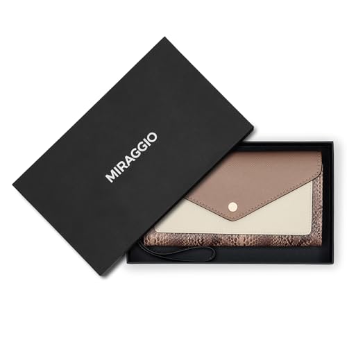 Image of Miraggio Gemma Wallet For Woman With Snap Button Closure | Women Wallet | Gift Items For Women