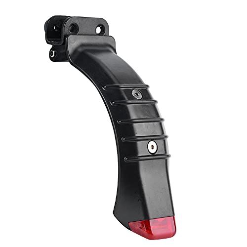 HERCHR Mudguard, Rear Mudguard Back Fenders with Light Replacement Part Adjustable Electric Scooter Rear Mud Guards Mudguard Fenders Set for Electric Scooter