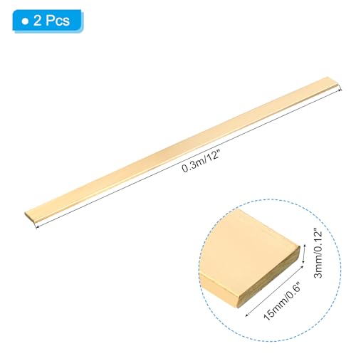 Barre plate en laiton抗腐蚀 2 pièces pour réparer les circuits et structures - 2