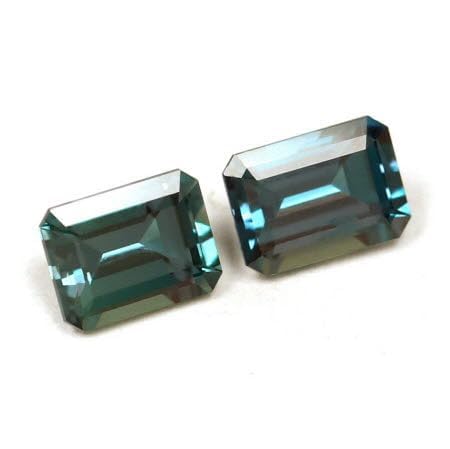 Alejandrita natural de corte cuadrado gema brillante para joyería artesanal de mujer y hombre
