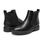 DREAM PAIRS Women's Low Heel Chelsea Ankle Boots Fashion Slip On Elastic Fall Booties Shoes - Image 3