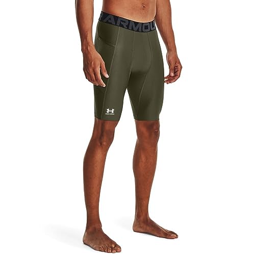 Image of Under Armour Men's Polyester Blend HeatGear Armour Long Shorts
