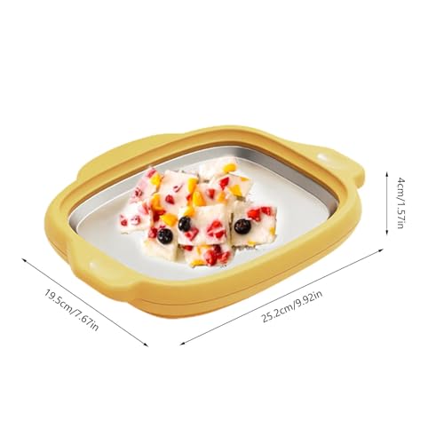 Gerollte Eismaschine – Soft-Serve-Eismaschine – Lebensmittelqualität 304 Edelstahl gerollte Eismaschine für lustige Eltern-Kind-Aktivitäten, Slushies, Heimgebrauch, Familien – Bild 7