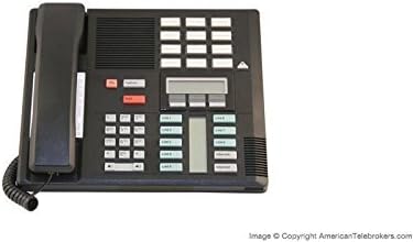 Nortel Norstar Meridian M7310 - Teléfono de oficina comercial con auricular, color negro (renovado)