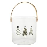 Santa Barbara Design Studio Christmas Ice Buckets - Acrylic Champagne Bucket with Handle, 5' Diameter x 5' Tall, Trees