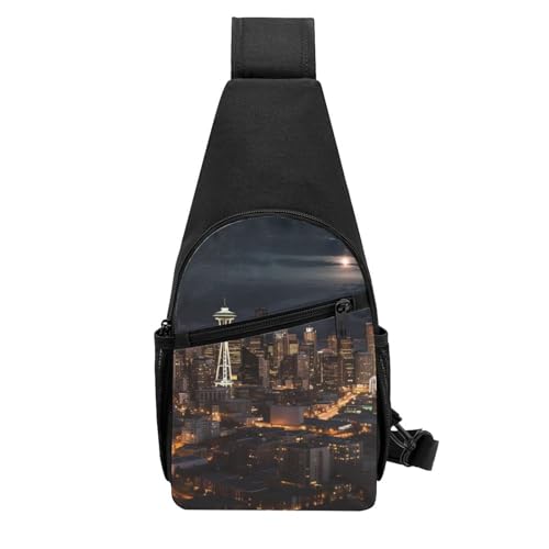 Mochila tipo Sling Negra para Uso Urbano