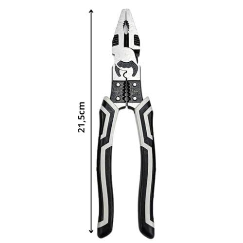 Alicate eletricista multifuncional 8 polegadas cortador de fio ferramenta profissional alicate