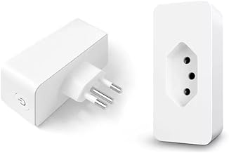 Tomada Inteligente Wifi Tuya Smart Life Google Alexa 16a Monitoramento de Energia