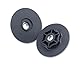 3M TN Quick Change Fibre Disc Backup-Pad 02140, 11,4 cm Durchmesser, 5/8-11 Innenloch, Schwarz (1 Stück)