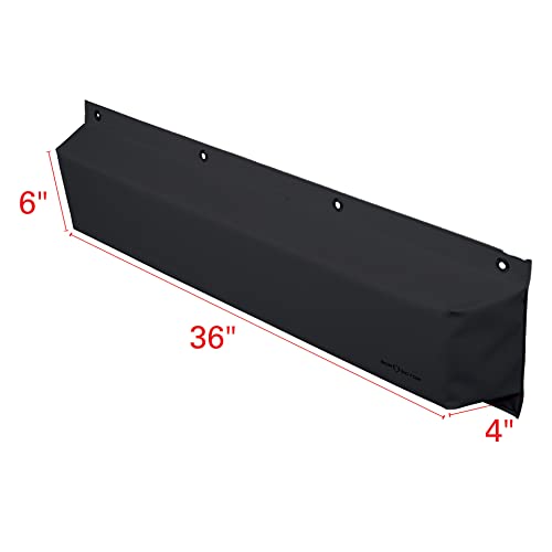Image of Extreme Max 3006.8589 BoatTector Dock Bumper - Large (36 inch x 6 inch x 4 inch), Black