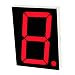 uxcell Common Anode 10 Pin 1 Bit 7 Segment Display 3.39 x 2.56 x 0.47 Inch 3" Red LED Display Digital Tube