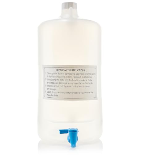 Foxx Life Sciences EZLabpure™ Aspirator Bottle 20 L, PP, White Cap With Spigot, 1/EA