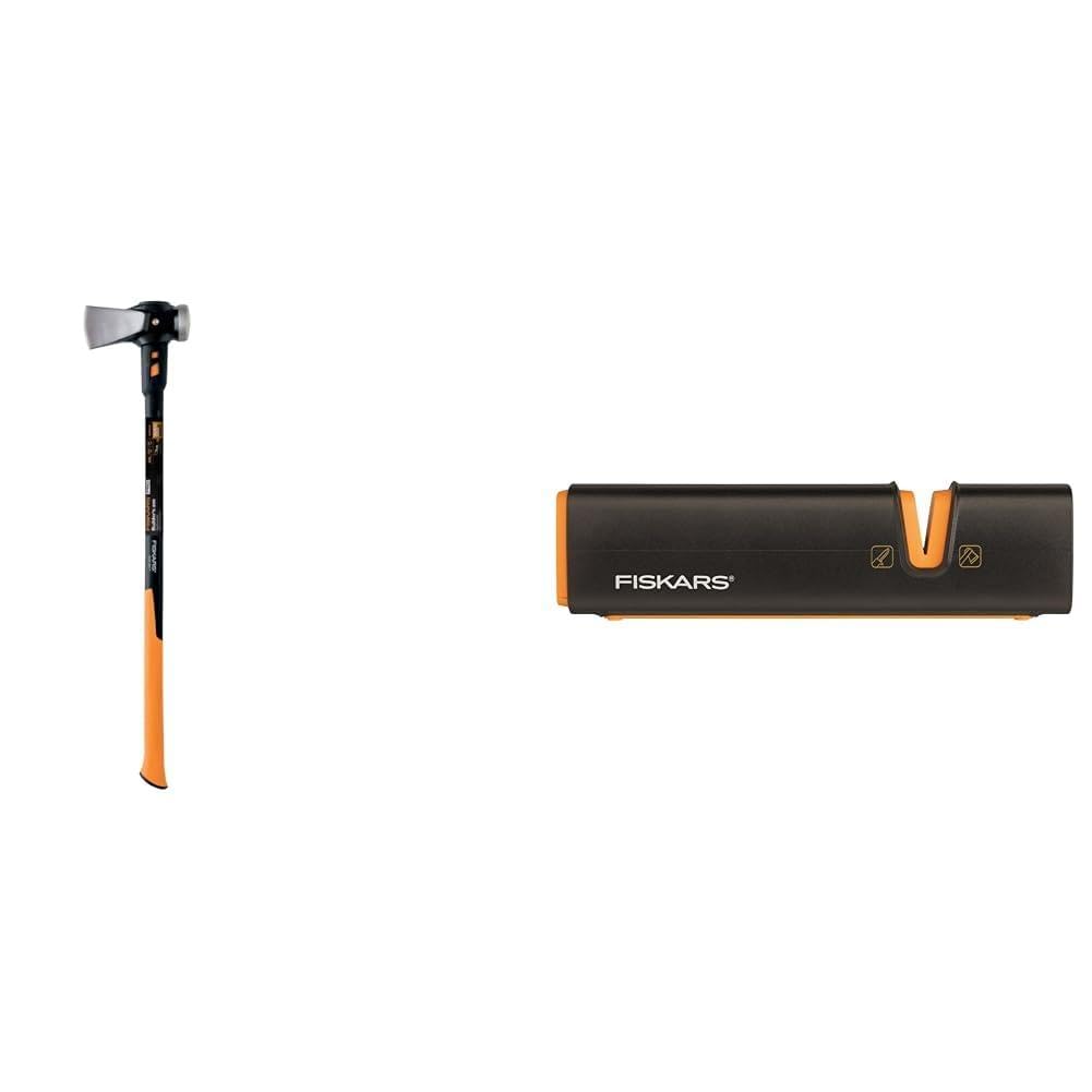 fiskars spaltaxt xxl länge 92 cm mit anti-vibrations system Fiskars Spaltaxt IsoCore XXL 92,1 x 20,3 x 7,6 cm mit Klingen- und  Transportschutz kaufen main image 1