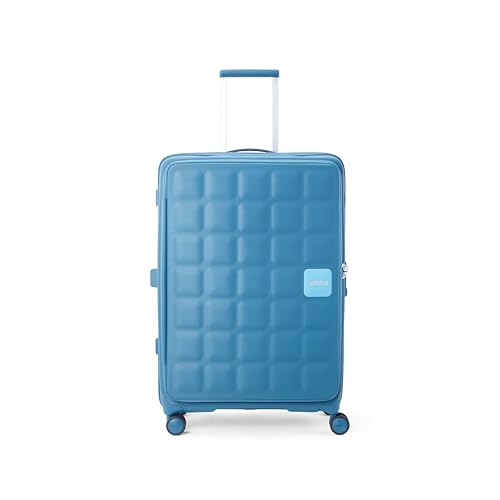 Image of American Tourister Bitbloc | Check-in Trolley Bag (79.5 cm) | 106 Ltrs | 360 8 Wheel Spinner | Hard Case | Recessed TSA Lock | 3 Years Global Warranty | Teal