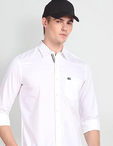 Image of Arrow Men's Solid Slim Fit Shirt
