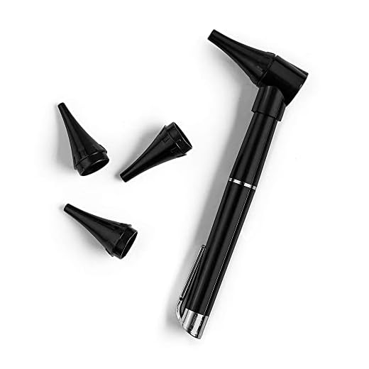 Primacare DL-4112 Mini Diagnostic Otoscope Kit with LED - Black