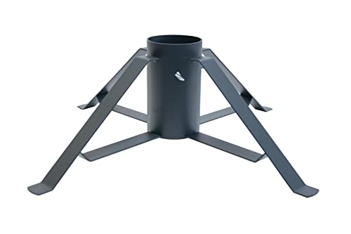 Pata de árbol de Navidad metálica Louis Moulin 7411 gris con acabado premium 2