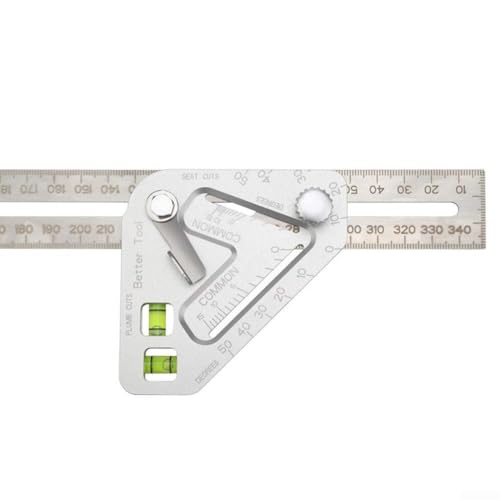 Regla Medidora Multifuncional para Carpintería de Acero Inoxidable miniatura 5