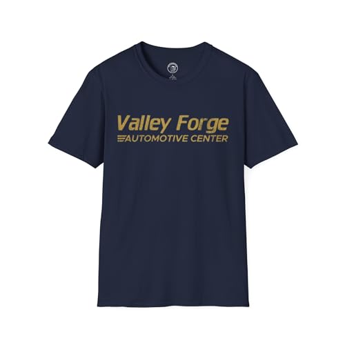 Valley Forge Automotive Center T-Shirt – Unisex Soft Style Tee for Car Lovers & Tires Enthusiasts – Gearhead Garage Shirt