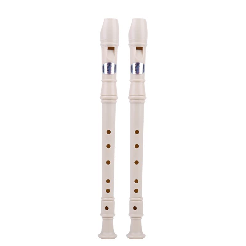 MegArya8-Hole German Soprano Recorder With Cleaning Stick And Pouch Beginner Flute Descant Recorder Woodwind For Beginners Learners For Schools Recorder Programs