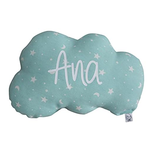 Cojín nube para bebé personalizado. *Novedad: Puedes añadir una casa personalizada, es el envoltorio perfecto para presentar de una manera original un regalo a un recién nacido.