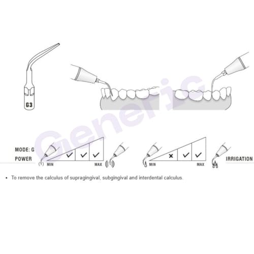 Image of Dental Orignal woodpacker Ultrasonic Scaler scaling tips,handpiece Fit EMS & WOODPECKER (5 pcs set = G1-02 pcs / G2 / G4 /P1-01 Pcs)