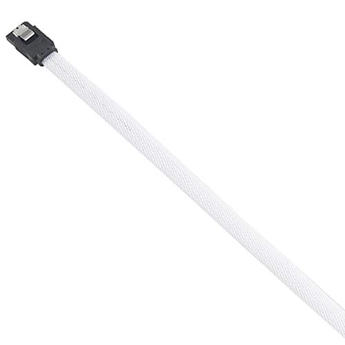 Cable de Datos SATA 3.0 50 cm Right Angle Blanco miniatura 4