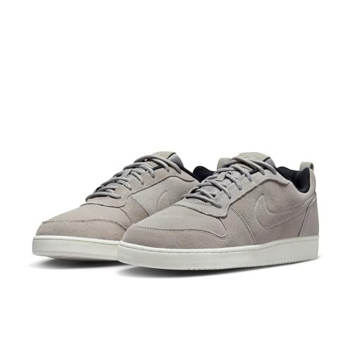 Image of Nike Men Court Borough Low PREM Cobblestone /Cobblestone-Black Basketball Shoes 6 UK