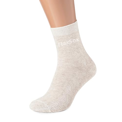 Image of FlaxoSoft Organic Linen Socks for Women