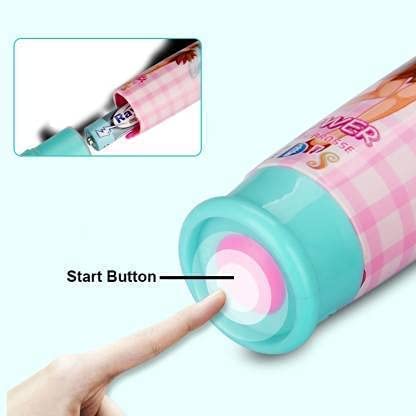 JAPSI Baby Cartoon Printed Extra Soft Electric Battery Powered Toothbrush |Non Toxic|Includes 1 Sensitive Brush Heads Electric Toothbrush : Age 3+ (Girls-Pink), 1 Piece - Image 5 thumbnail