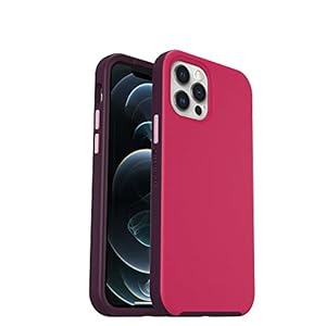 OtterBox Slim Series-hoesje voor iPhone 12 / iPhone 12 Pro met MagSafe, schokbestendig, valbestendig, ultradun, dun beschermend hoesje, getest volgens militaire standaard, Roze/Purper