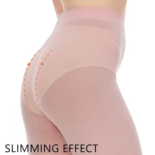 Image of Citystl 2 Pairs 80D Opaque Black Tights for Women, Tummy Control Pantyhose | Ultra-Soft Comfort, Reinforced Toes, Suitable for All Body Types, Fall and Winter Essential, Full-Footed Tights