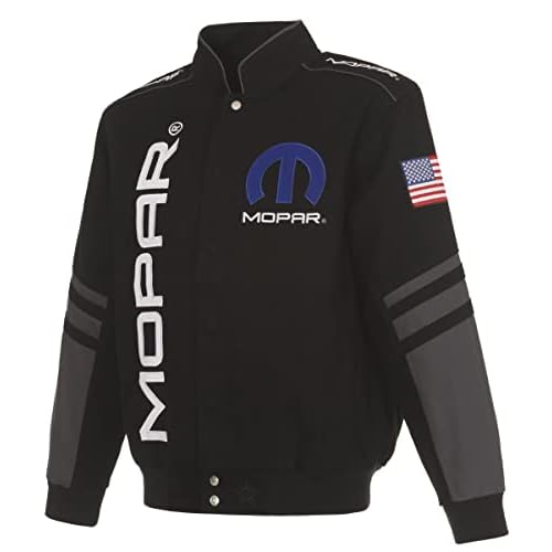 JH DESIGN GROUP Men’s Mopar Jacket an Embroidered Classic Twill Coat